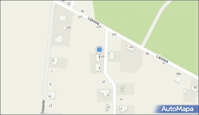 Kruszyn Krajeński, Bukszpanowa, 6, mapa Kruszyn Krajeński