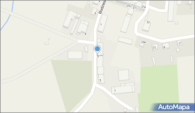 Łambinowice, Budzieszowicka, 3, mapa Łambinowice