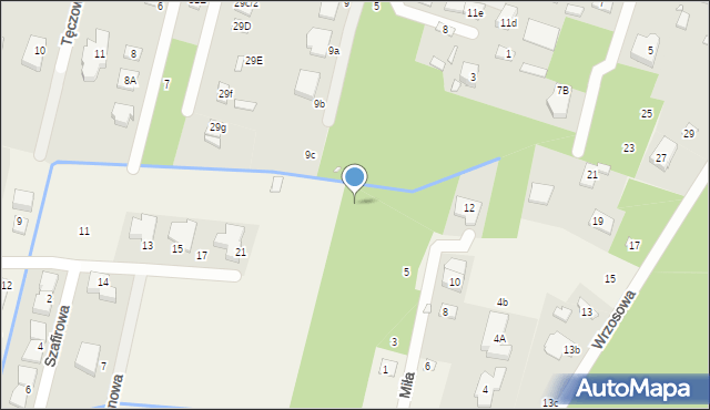Łazy, Bursztynowa, 29, mapa Łazy