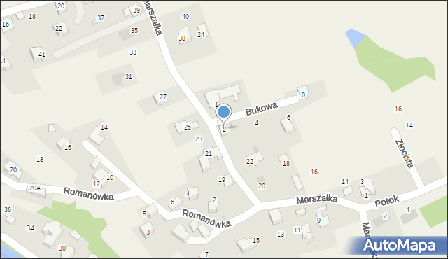 Łodygowice, Bukowa, 2, mapa Łodygowice