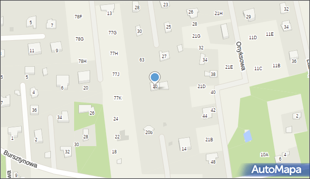 Ludwikowo, Bursztynowa, 12, mapa Ludwikowo