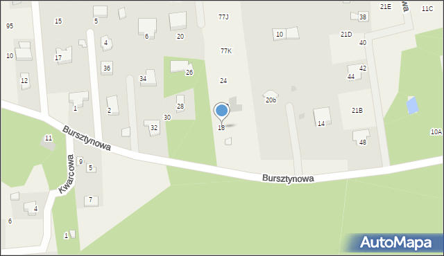 Ludwikowo, Bursztynowa, 18, mapa Ludwikowo