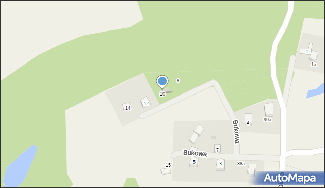 Maks, Bukowa, 10, mapa Maks