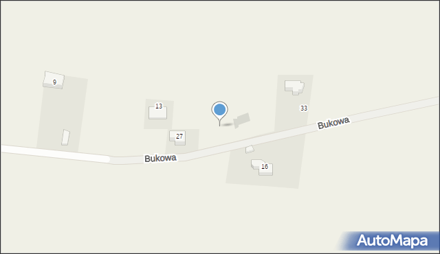 Malinowice, Bukowa, 29, mapa Malinowice