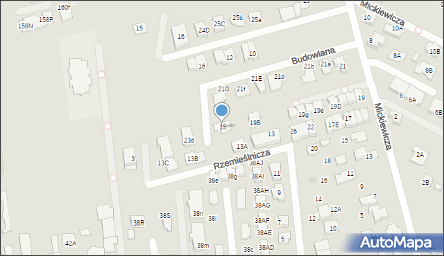 Marki, Budowlana, 15, mapa Marki