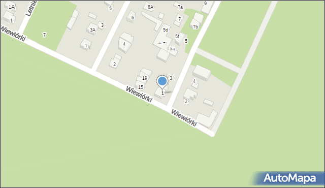 Marki, Bukowa, 1, mapa Marki