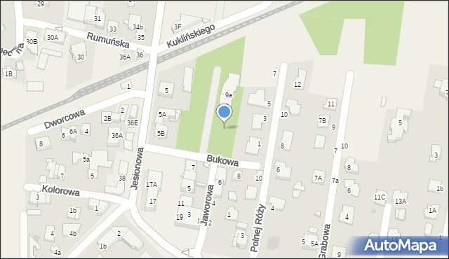 Michałowice, Bukowa, 11, mapa Michałowice