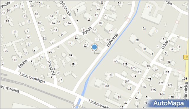 Mińsk Mazowiecki, Bulwarna, 14, mapa Mińsk Mazowiecki