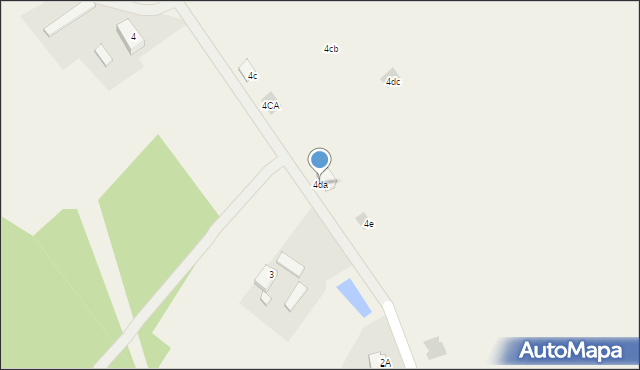 Nowa Wieś, Buczyna, 4da, mapa Nowa Wieś