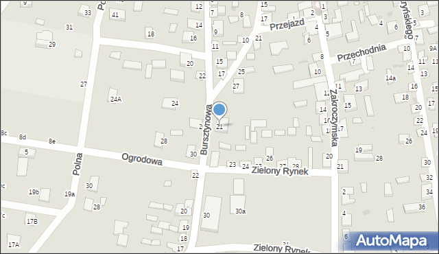 Nowe Miasto, Bursztynowa, 21, mapa Nowe Miasto