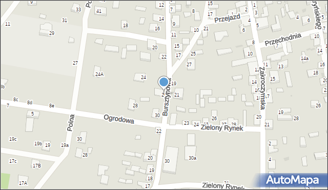 Nowe Miasto, Bursztynowa, 26, mapa Nowe Miasto