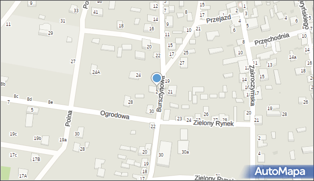 Nowe Miasto, Bursztynowa, 29, mapa Nowe Miasto