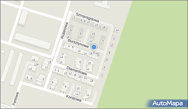 Nowy Dwór Mazowiecki, Bursztynowa, 18, mapa Nowy Dwór Mazowiecki