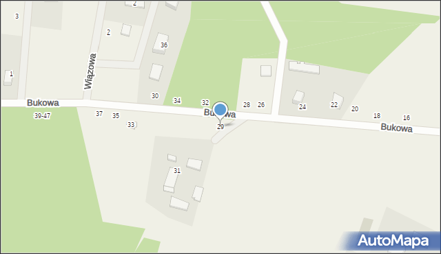 Nowy Dwór Wejherowski, Bukowa, 29, mapa Nowy Dwór Wejherowski