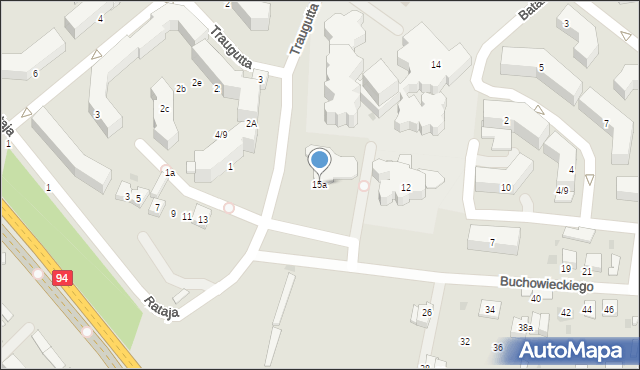 Olkusz, Buchowieckiego Stefana, gen., 15a, mapa Olkusz