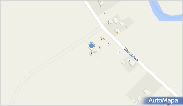 Olszewo-Borki, Bukowa, 4, mapa Olszewo-Borki