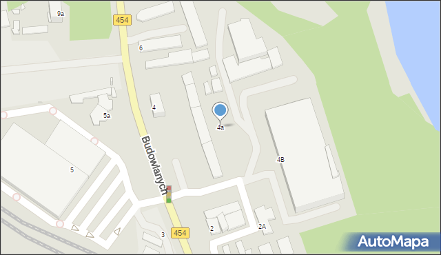 Opole, Budowlanych, 4a, mapa Opola