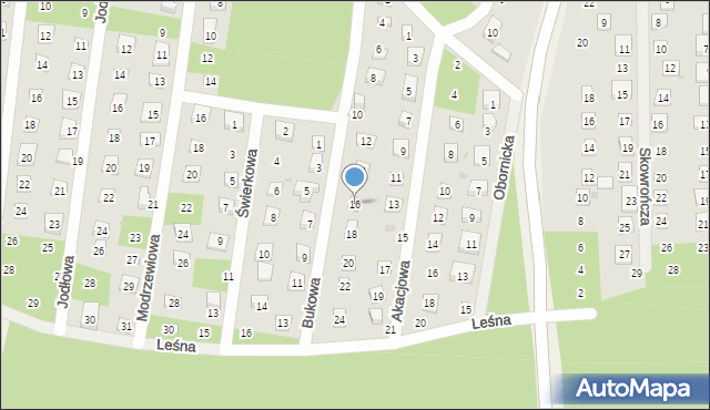 Osolin, Bukowa, 16, mapa Osolin