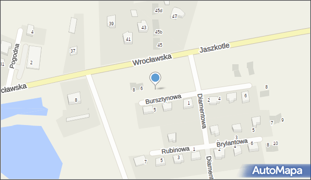 Pietrzykowice, Bursztynowa, 4, mapa Pietrzykowice