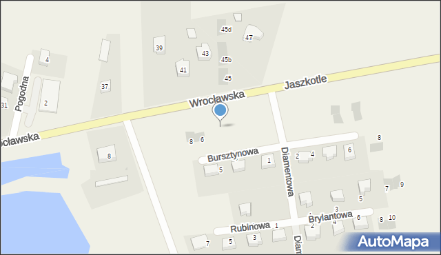 Pietrzykowice, Bursztynowa, 4a, mapa Pietrzykowice