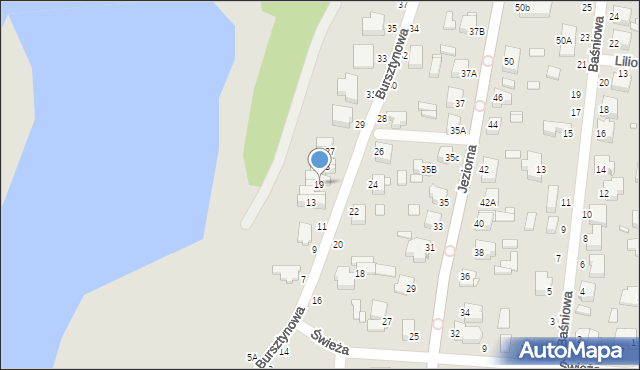 Piotrków Trybunalski, Bursztynowa, 19, mapa Piotrków Trybunalski