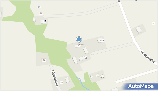 Piotrowice, Bukowiecka, 15, mapa Piotrowice