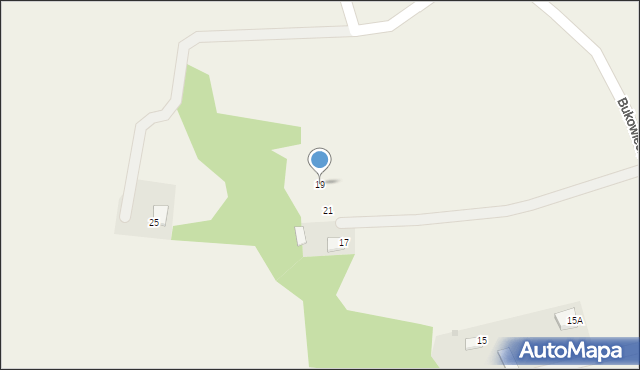 Piotrowice, Bukowiecka, 19, mapa Piotrowice