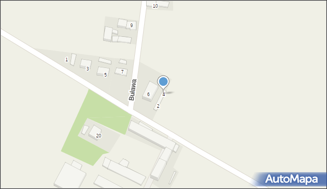 Pisarzowice, Buława, 4, mapa Pisarzowice