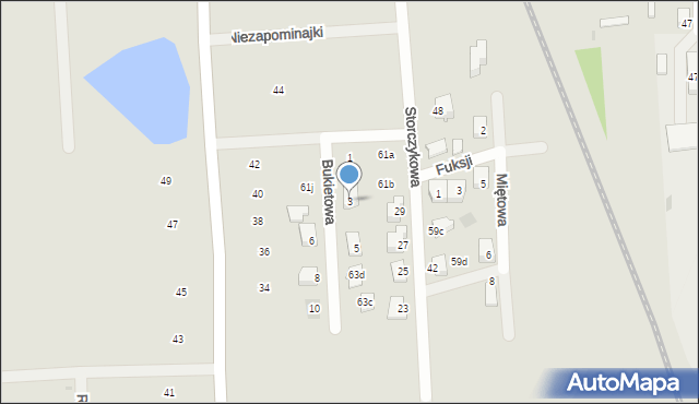 Płońsk, Bukietowa, 3, mapa Płońsk