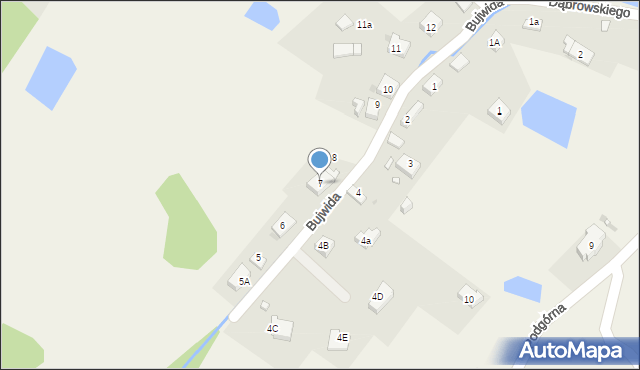 Podgórzyn, Bujwida Odona, 7, mapa Podgórzyn