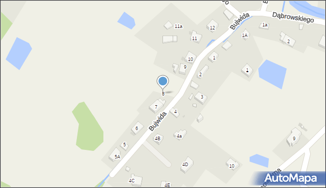 Podgórzyn, Bujwida Odona, 8, mapa Podgórzyn