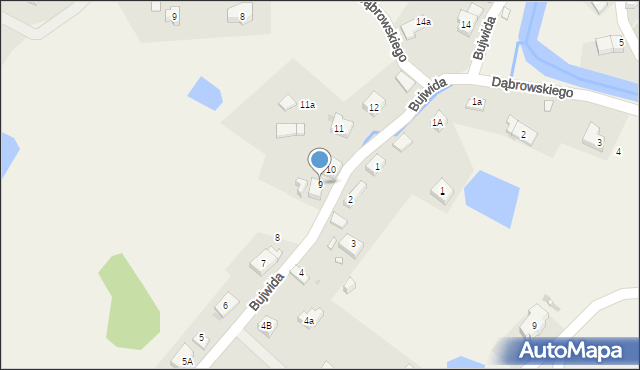 Podgórzyn, Bujwida Odona, 9, mapa Podgórzyn