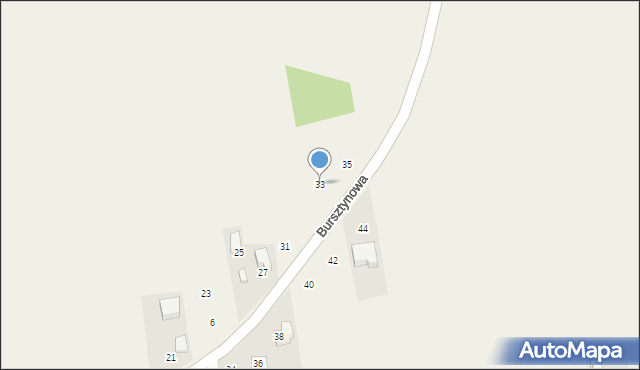 Podzamcze, Bursztynowa, 33, mapa Podzamcze