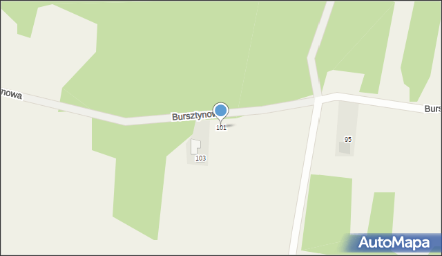 Poręba Spytkowska, Bursztynowa, 101, mapa Poręba Spytkowska