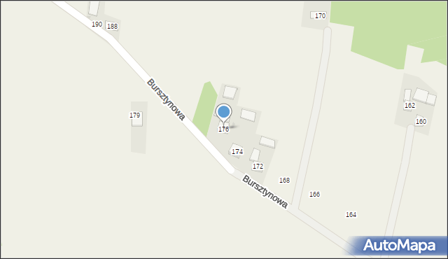 Poręba Spytkowska, Bursztynowa, 176, mapa Poręba Spytkowska