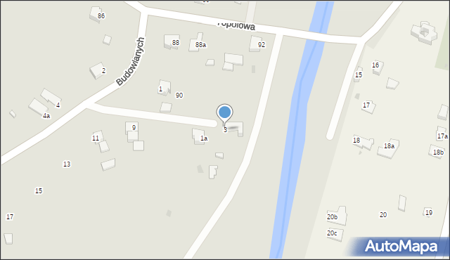 Przemyśl, Budowlanych, 3, mapa Przemyśla