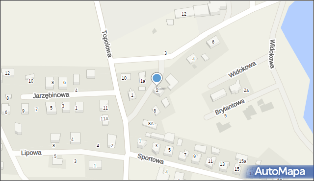 Przodkowo, Bursztynowa, 2, mapa Przodkowo