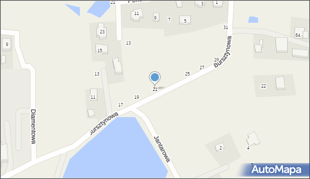 Przodkowo, Bursztynowa, 21, mapa Przodkowo