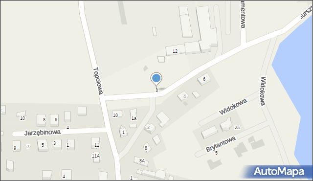 Przodkowo, Bursztynowa, 3, mapa Przodkowo