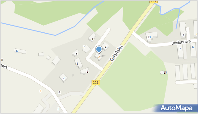 Przywidz, Bukowa, 2, mapa Przywidz