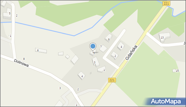 Przywidz, Bukowa, 5, mapa Przywidz