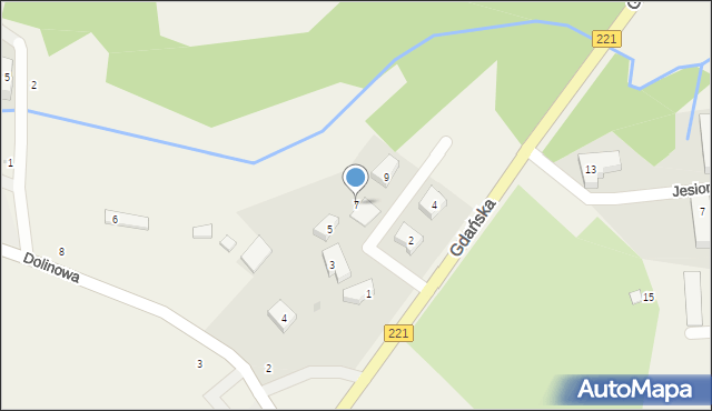 Przywidz, Bukowa, 7, mapa Przywidz