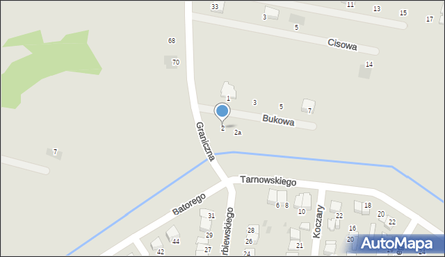 Pułtusk, Bukowa, 2, mapa Pułtusk