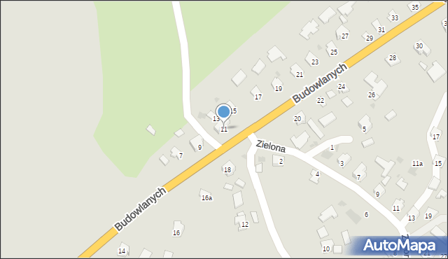 Radymno, Budowlanych, 11, mapa Radymno