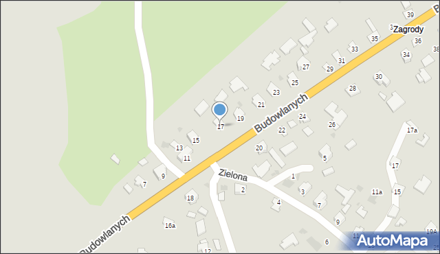 Radymno, Budowlanych, 17, mapa Radymno