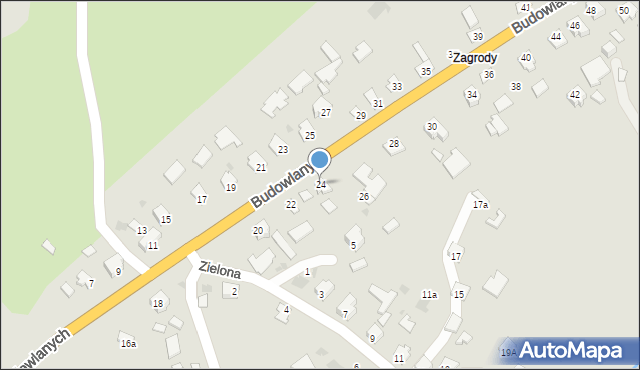 Radymno, Budowlanych, 24, mapa Radymno