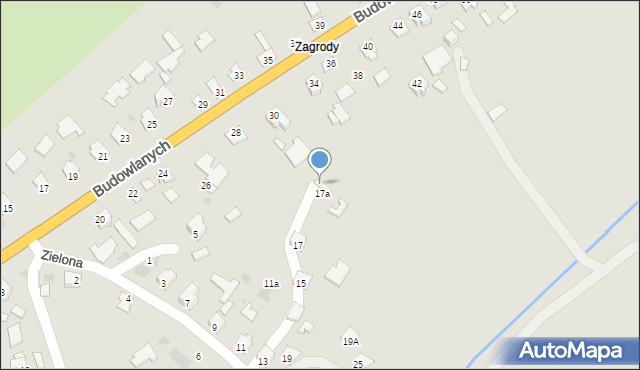 Radymno, Budowlanych, 32, mapa Radymno