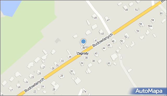 Radymno, Budowlanych, 39, mapa Radymno