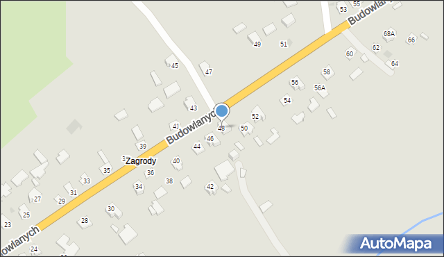 Radymno, Budowlanych, 48, mapa Radymno