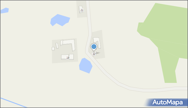 Rąty, Bukowa, 12, mapa Rąty